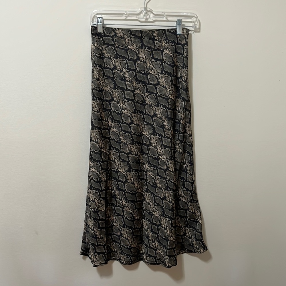 Urban outfitters satin maxi skirt